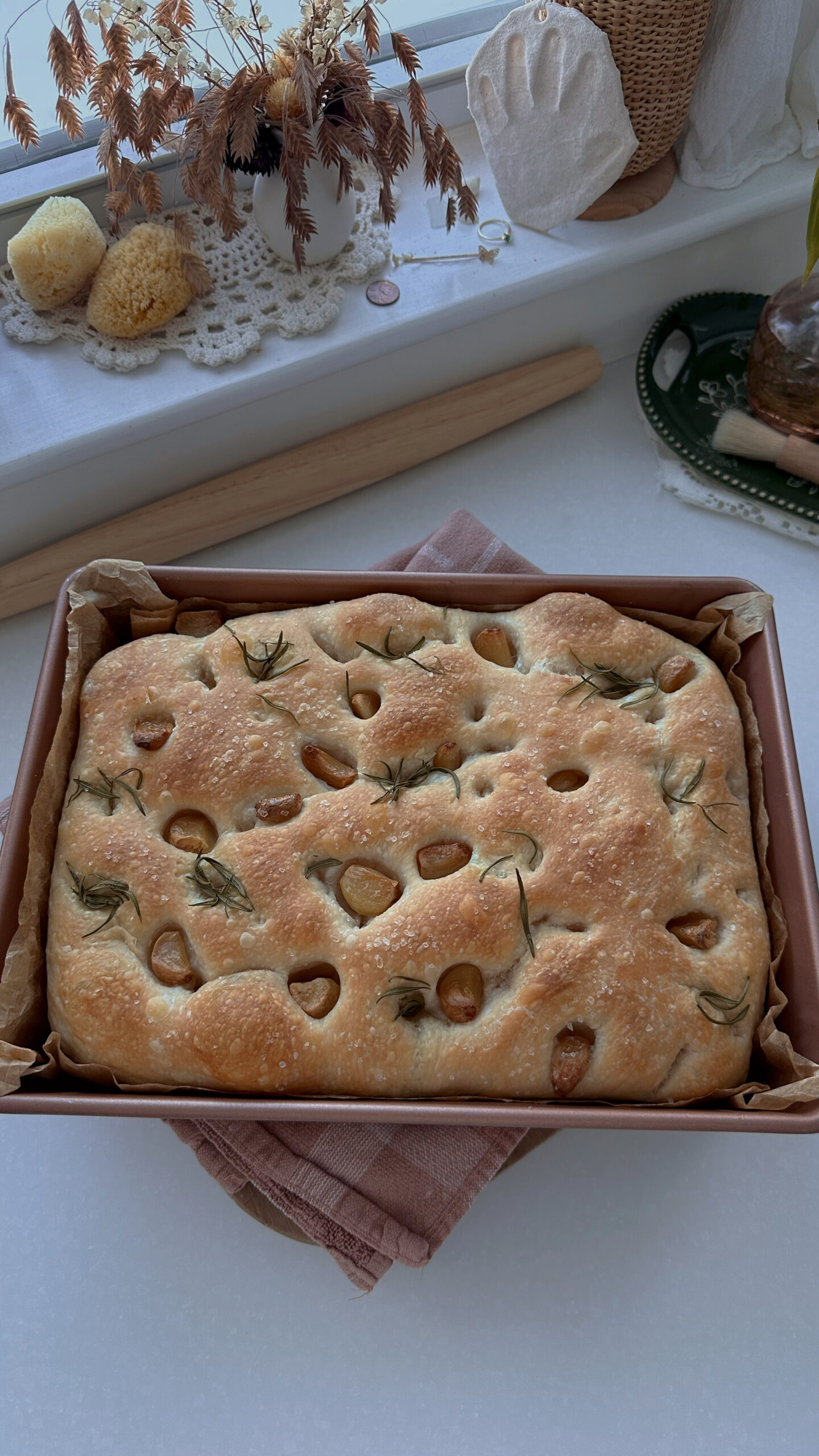 Focaccia (Savory & Sweet Toppings!)
